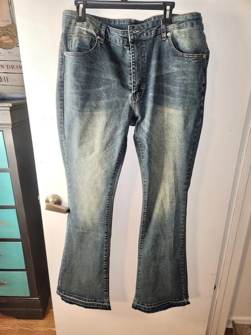 Men's Flare Stacked Jeans  Waist 38 Nwot